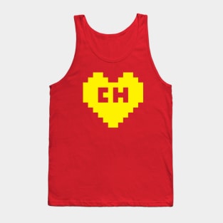 8Bit El Chapulín Heart Tank Top